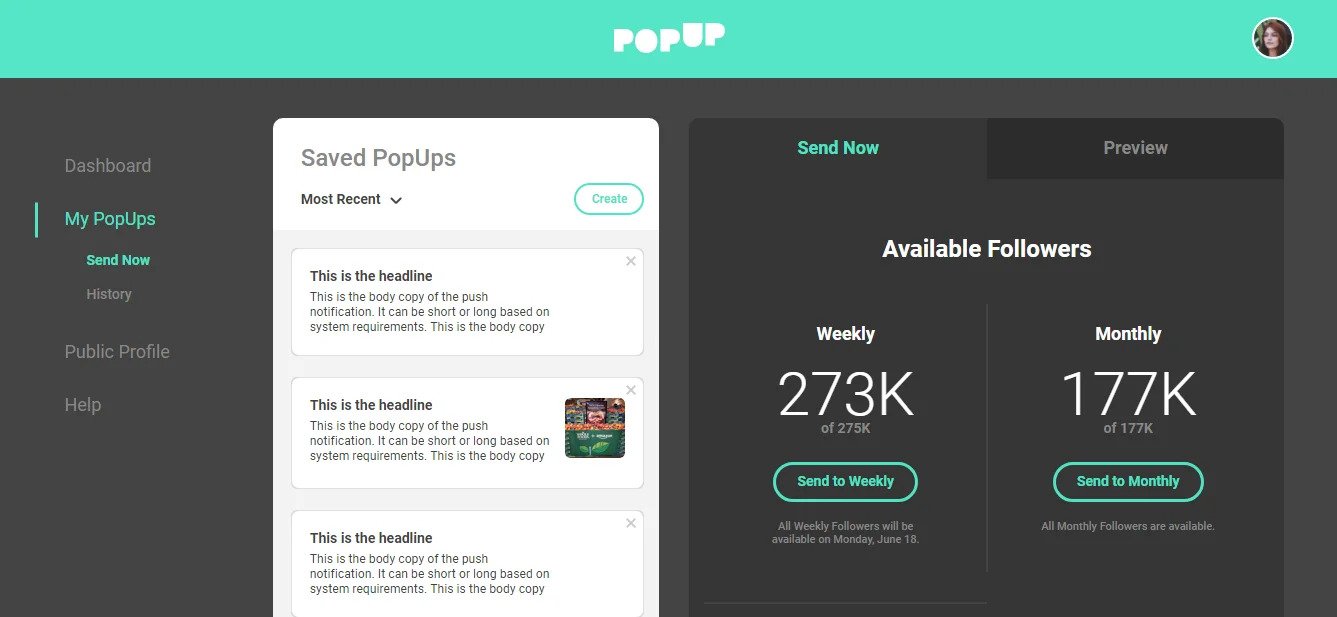 Popups